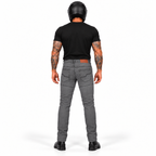 Motorradjeans Herren BOS Micas – Stretchjeans mit Aramid und Knie- und Hüftprotektoren