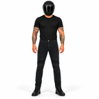 Motorradjeans Herren mit Knie- und Hüftprotektoren – BOS Micas aus Baumwollstretch