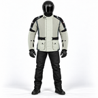 Herren Touring-Motorradjacke mit Mesh und CE-Protektoren – Allwetter