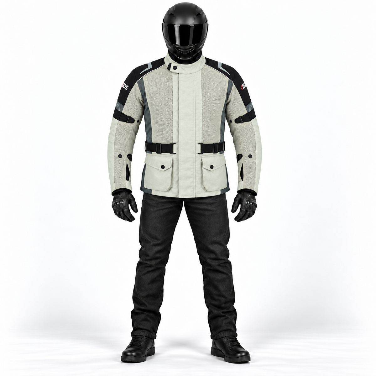 Herren Touring-Motorradjacke mit CE-Protektoren – Ganzjahr, wasserdichte oder Mesh-Variante Under Title: