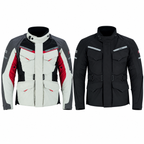 Motorrad-Touringjacke mit Thermofutter und verstellbarer Taille