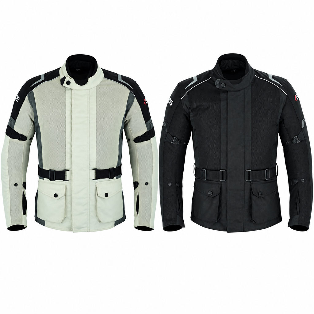 Herren Touring-Motorradjacke mit CE-Protektoren – Ganzjahr, wasserdichte oder Mesh-Variante Under Title: