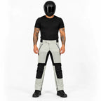Motorradhose mit Netzgewebe und verstellbarem Bund