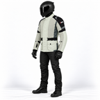 Herren Touring-Motorradjacke mit Mesh und CE-Protektoren – Allwetter