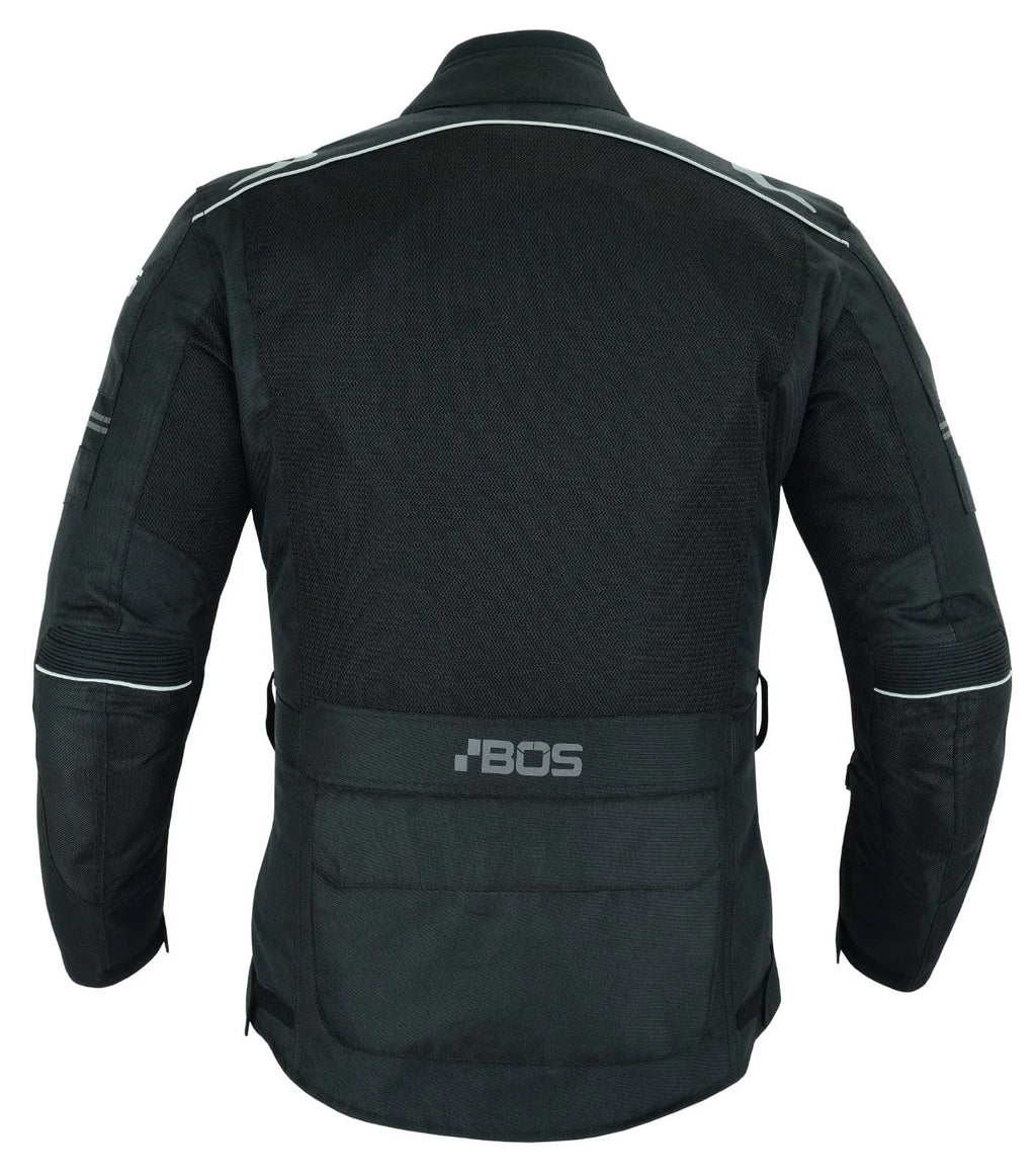 Motorradjacke Herren Ganzjahres Wasserdicht mit CE-Protektoren