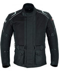 Motorradjacke Herren Ganzjahres Wasserdicht mit CE-Protektoren