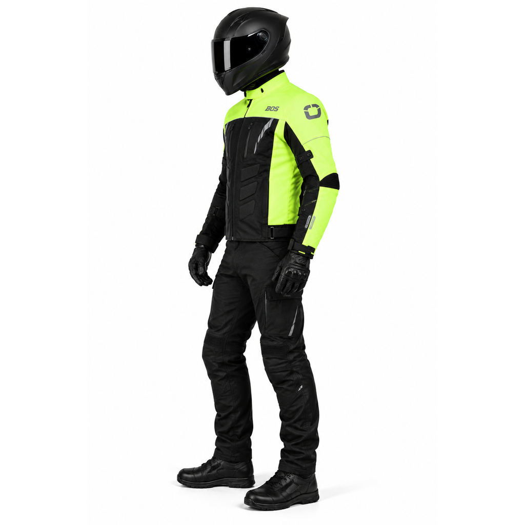 Touringjacke Motorrad Lang CE Schutz Allwetter