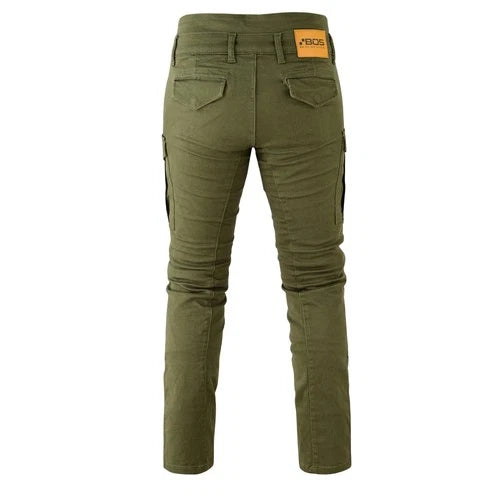 Motorrad-Cargohose Herren mit Aramid und CE-Level-2-Knieprotektoren