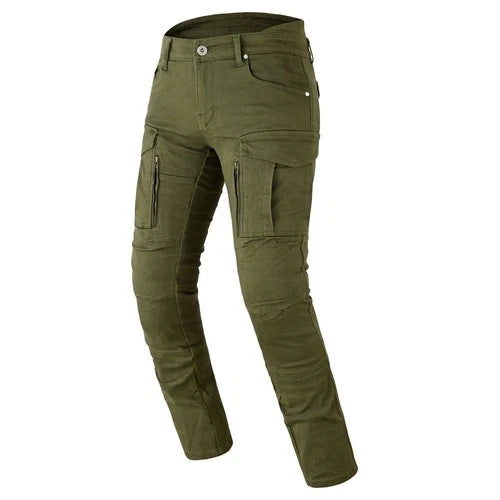 Motorrad-Cargohose Herren mit Aramid und CE-Level-2-Knieprotektoren