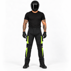 Herren Motorrad Touringhose mit verstellbarer Taille und Oberschenkeltaschen