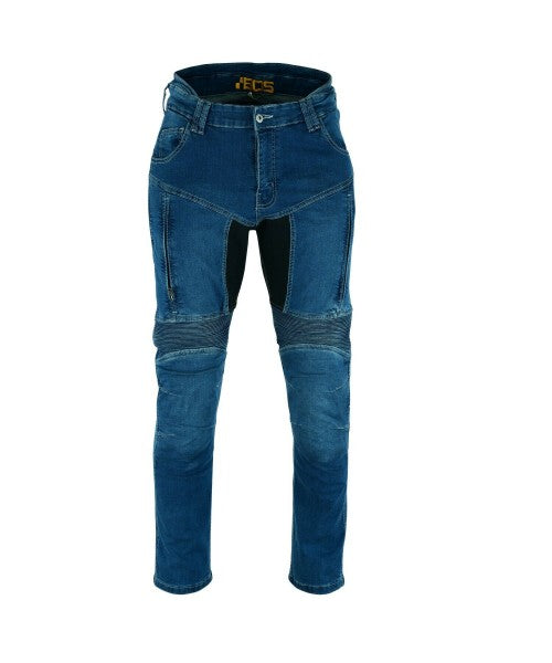 Motorrad-Jeans für Herren mit CE-Knieprotektoren und Aramid-Innenfutter