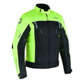 Motorradjacke Herren Neon