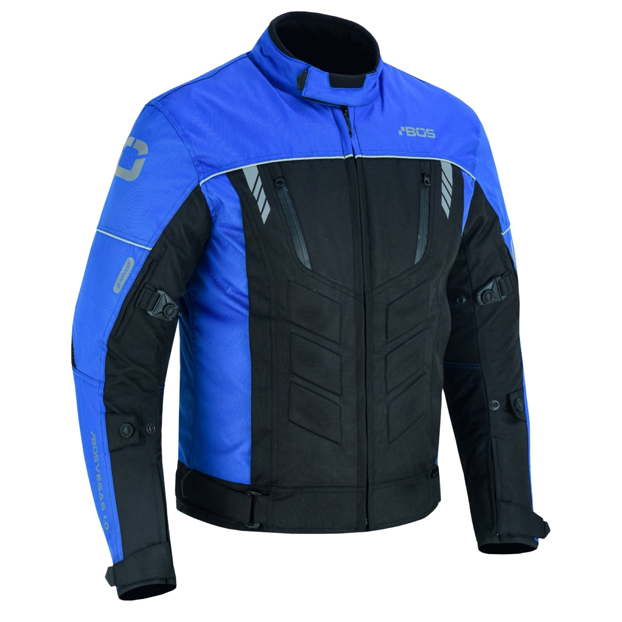 Motorradjacke_blau mit protektoren 