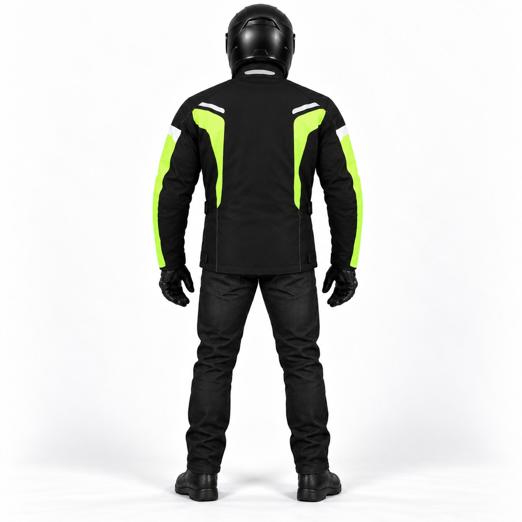 Motorradjacke für Herren mit CE-Protektoren Touring- –Ganzjährig.