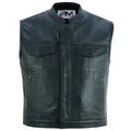 road king motorradleder weste in nappe leder