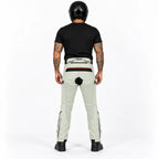 Motorradhose mit Netzgewebe und verstellbarem Bund