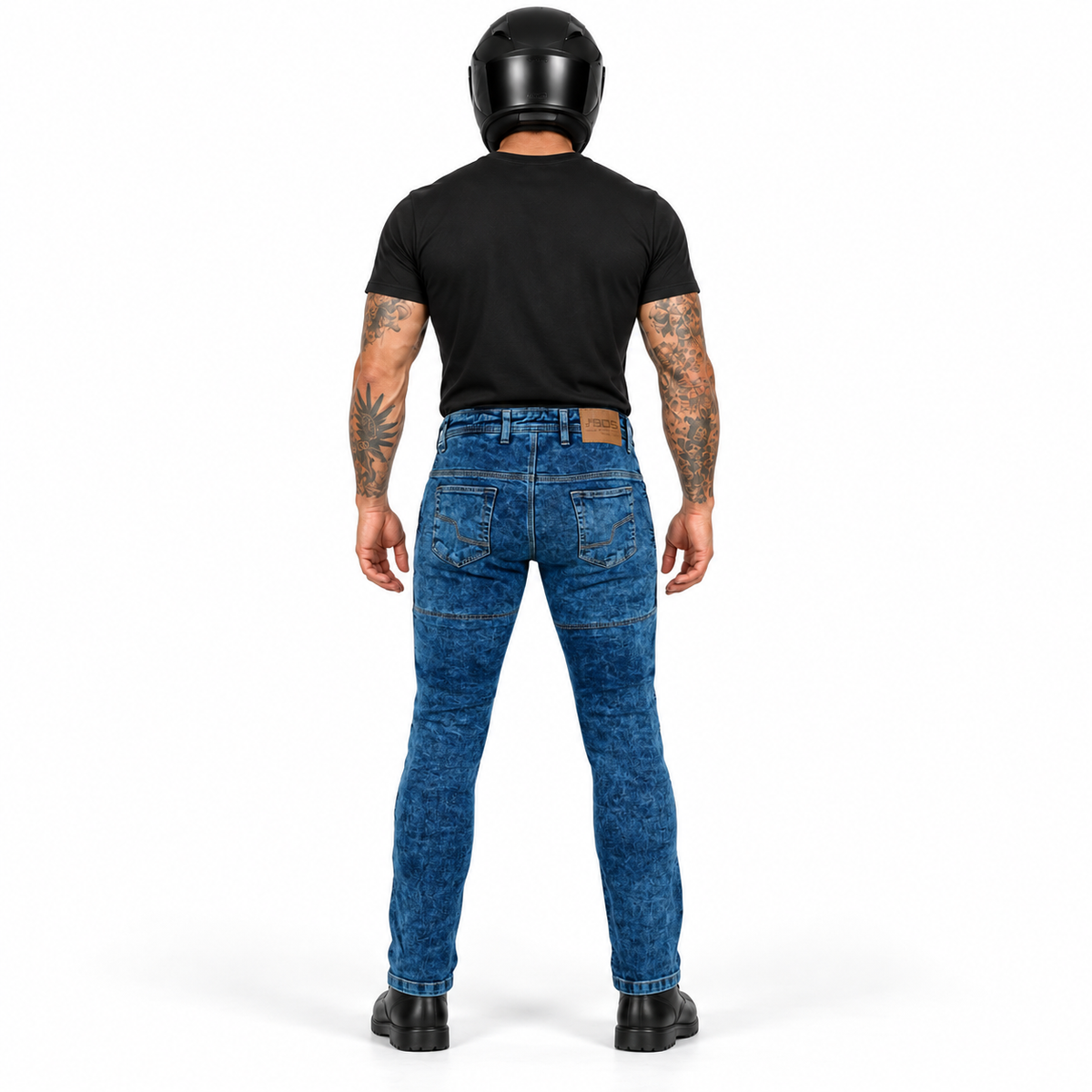 Motorradjeans Micas im Slim Fit mit Aramid-Verstärkung und CE-Level-2-Knieprotektoren