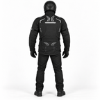 Herren-Motorradjacke mit CE-Protektoren und herausnehmbarem Thermofutter
