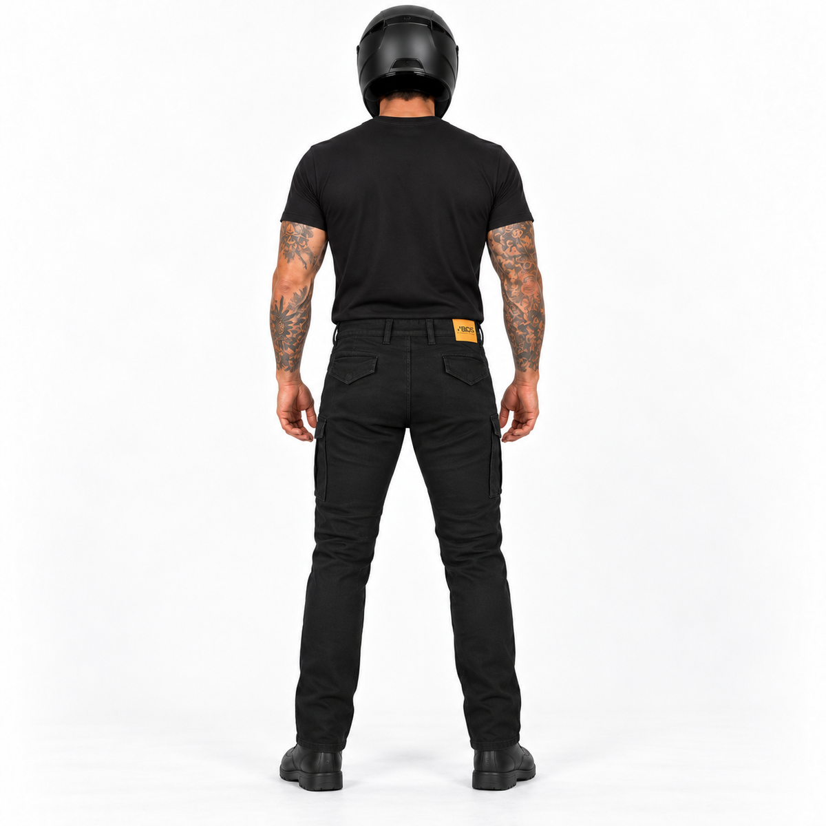Motorrad-Cargohose mit Aramid-Verstärkung und CE-Level-2-Knieschutz