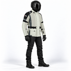 Herren Touring-Motorradjacke mit Mesh und CE-Protektoren – Allwetter