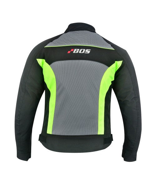Motorradjacke Herren Sommer Mesh mit CE-Level-1 Protektoren