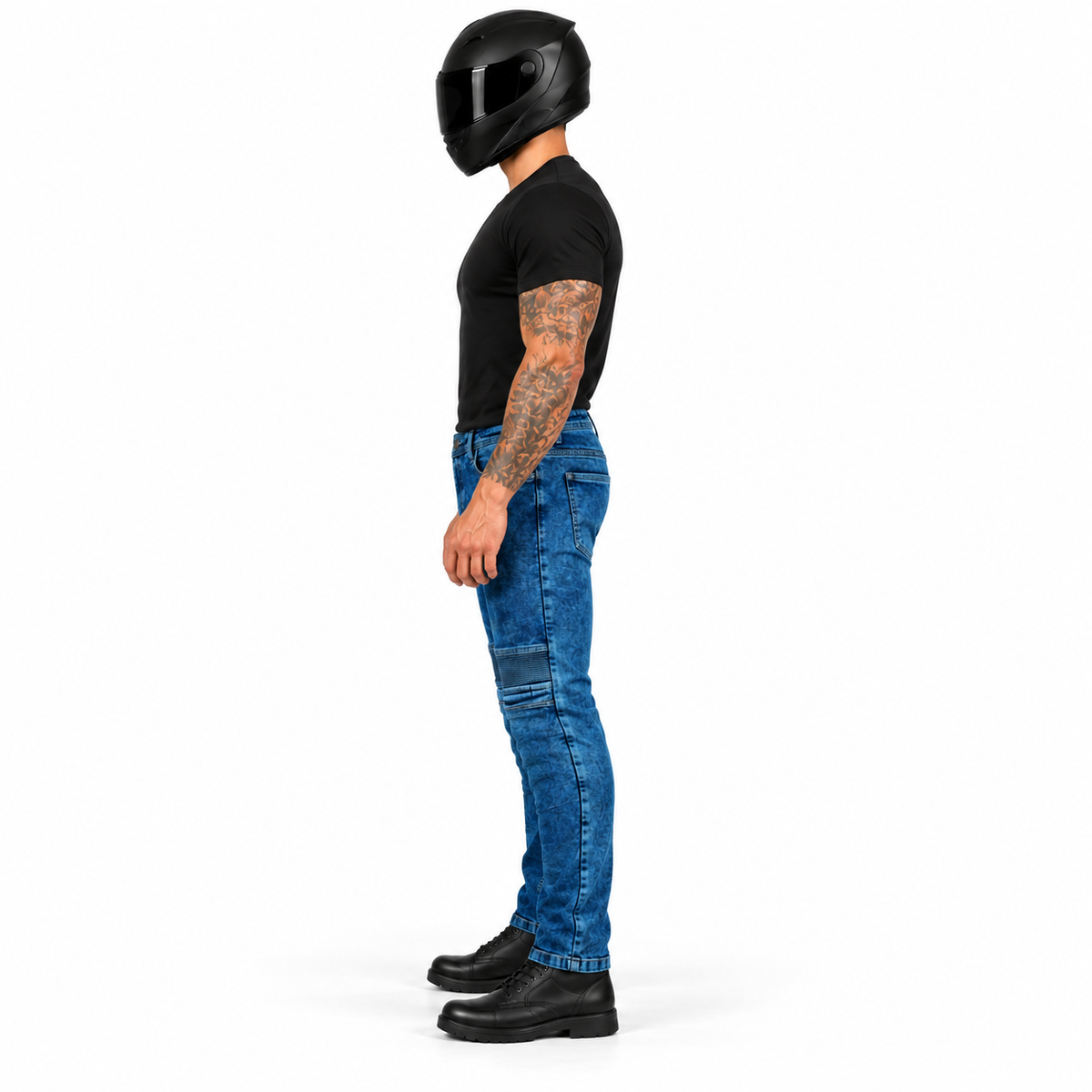 Motorradjeans Micas im Slim Fit mit Aramid-Verstärkung und CE-Level-2-Knieprotektoren