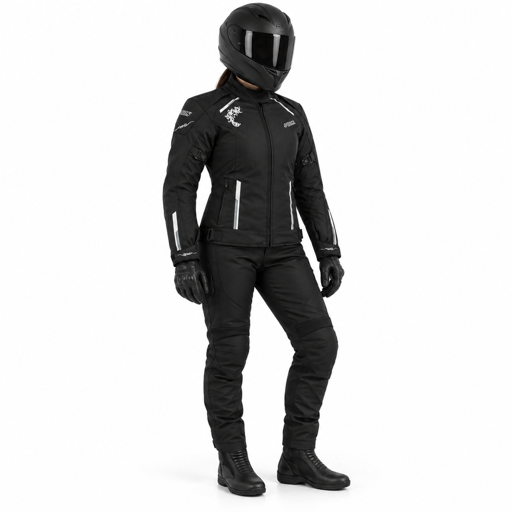 Motorradjacke Damen Wasserdicht mit Protektoren – BOS