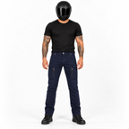Motorrad-Cargohose mit Baumwollstretch und CE-Level-2-Knieprotektoren