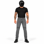 Motorradjeans Herren BOS Micas – Slim Fit mit Aramid-Verstärkung und Protektoren