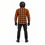 Motorradhemd Herren mit Aramidfutter und herausnehmbaren CE-Level-1-Protektoren