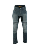 Motorradjeans Herren mit Aramid-Verstärkung und herausnehmbaren CE-Protektoren