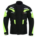 Motorradjacke Herren wasserdicht mit CE-Protektoren und herausnehmbarem Futter