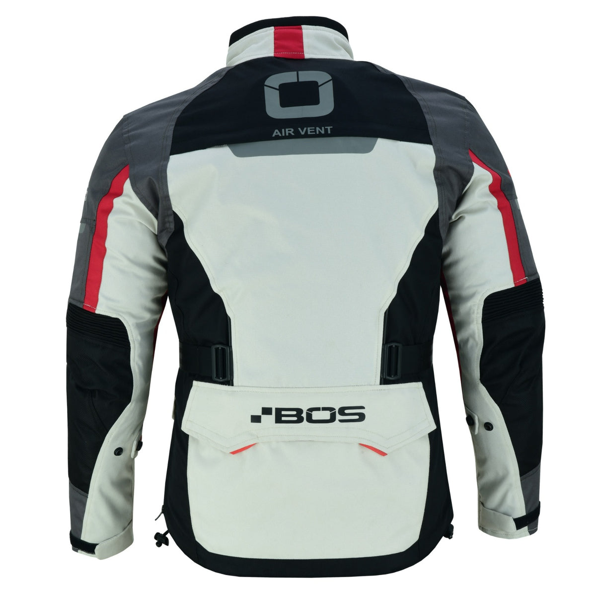 Touring-Motorradjacke aus Polyester mit herausnehmbarem Thermofutter