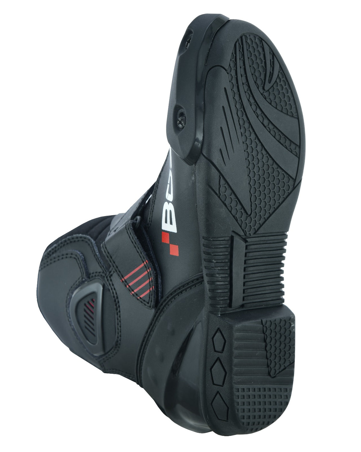 Motorradstiefel BOS aus Rindleder – Wasserdicht mit Hipora-Membran