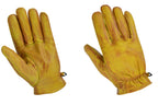Gelbe Herren-Lederhandschuhe mit zeitloser Optik