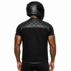 Road Star Herren Nubukleder Weste – Klassischer Biker-Look
