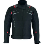 Motorradjacke Herren Schwarz – Wasserdichte Textiljacke mit Protektoren
