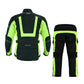RebStock 2-Piece Summer Motorcycle Suit  Neon Green