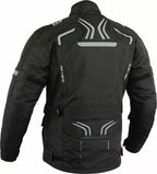 Herren-Motorradjacke mit CE-Protektoren und herausnehmbarem Thermofutter