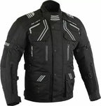 Herren-Motorradjacke mit CE-Protektoren und herausnehmbarem Thermofutter