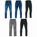 Motorradjeans Herren BOS Micas – Slim Fit mit Aramid-Verstärkung und Protektoren