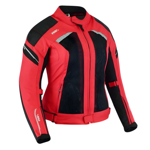 motorradjacke-damen-rot-mesh