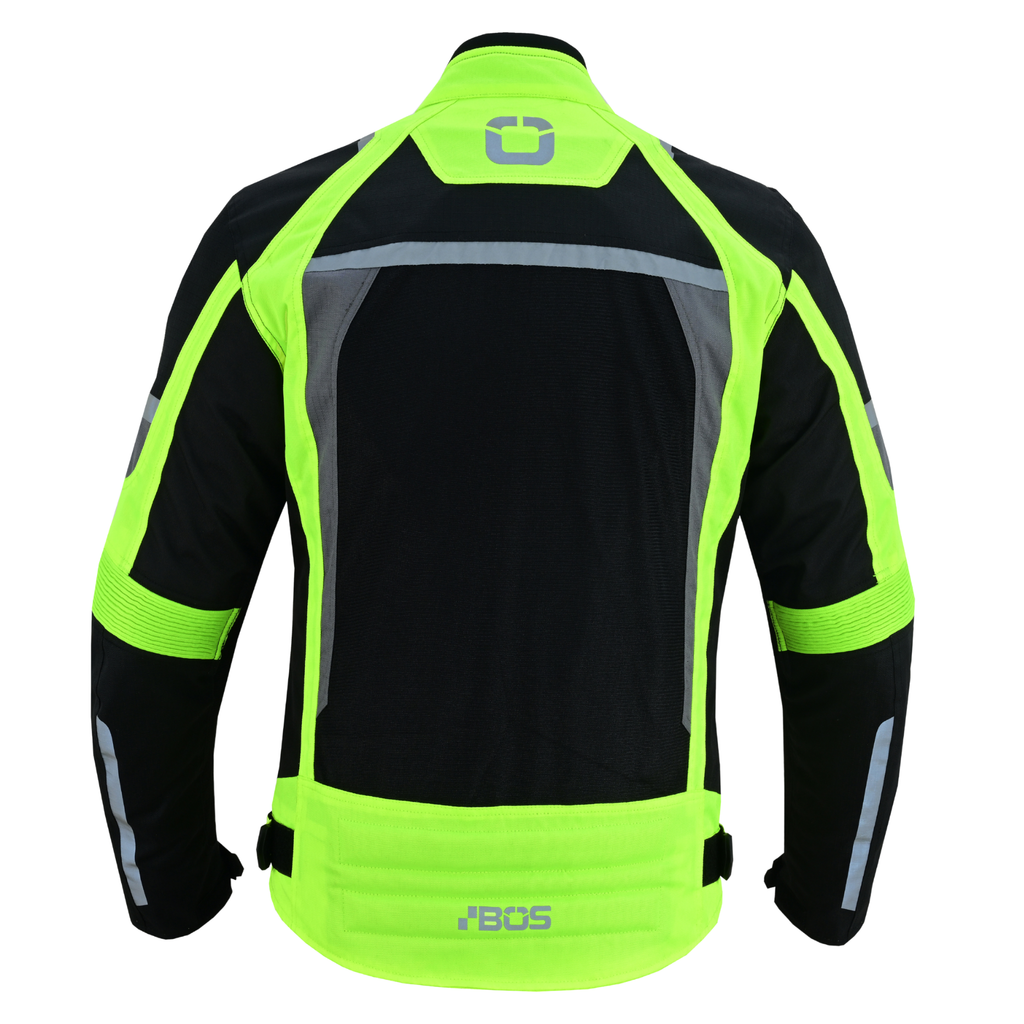 motorradjacke mit reflektoren
