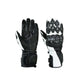 Premium Motorradhandschuhe aus Ziegenleder Weiß
