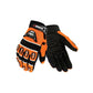Motorcycle leather gloves For Summer Neon Orange