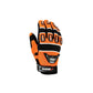 Motorcycle leather gloves For Summer Neon Orange