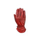 Motorradhandschuhe aus Rindsleder Rot
