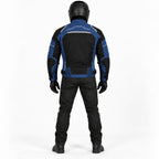 Motorradjacke Herren Sommer Blau mit CE-Protektoren – Textiljacke